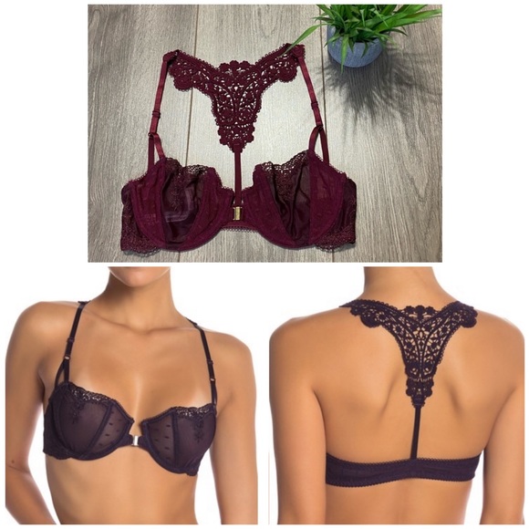 Free People Other - FreePeople NWOT Fancy Racerback Underwire Demi Bra